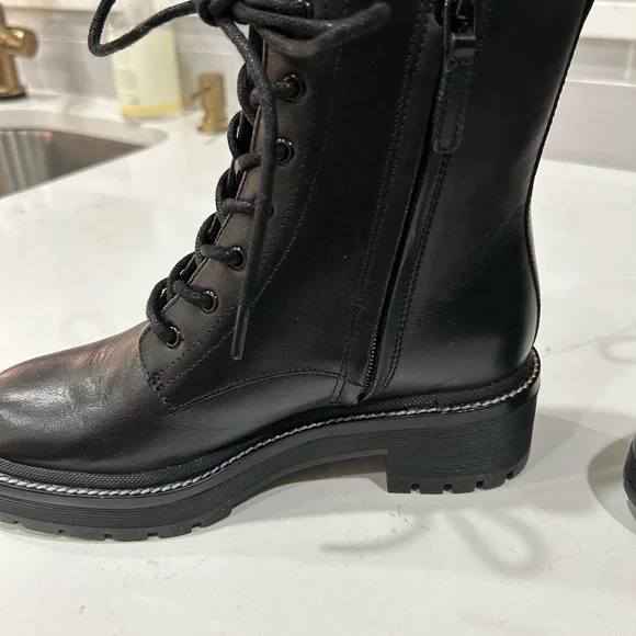 Tory Burch Black Leather Women's Boots - Picture 3 of 6